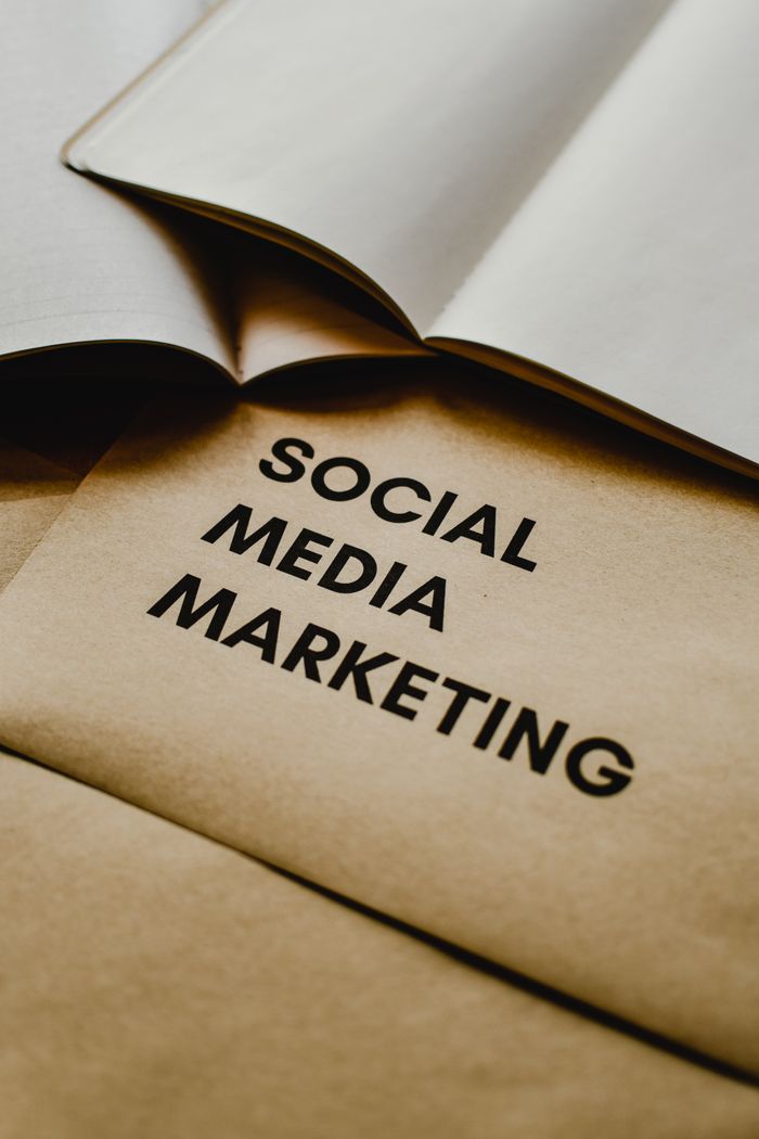 who-we-are Close-up shot of brown envelopes featuring the text Social Media Marketing, perfect for startup-themed visuals.